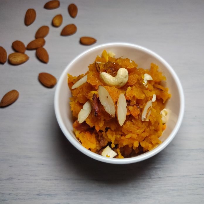 apple carrot halwa