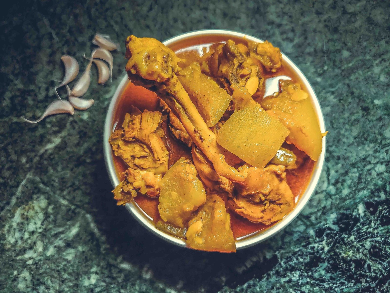 chicken with bottle gourd