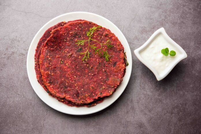 Beetroot paratha