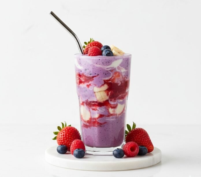 Berry Blast Protein Smoothie (4)
