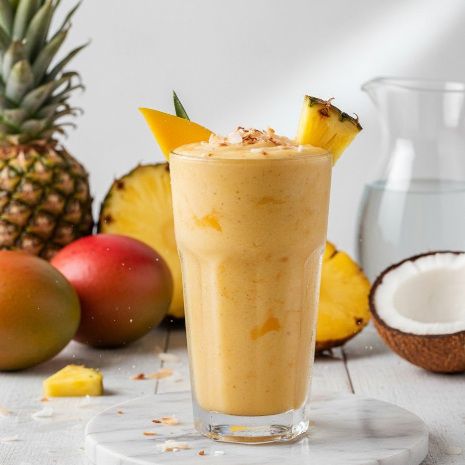 Tropical Mango Coconut Smoothie Recipe