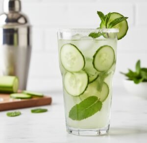 Healthy Drinks for Glowing Skin – 10 Natural Recipes & Tips 16 Cucumber mint infused water for hydration and skin glow