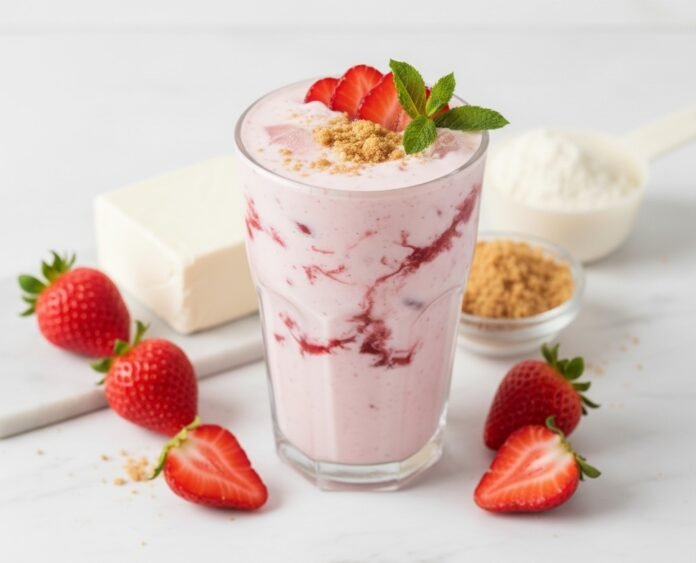 Strawberry Cheesecake Smoothie (3)