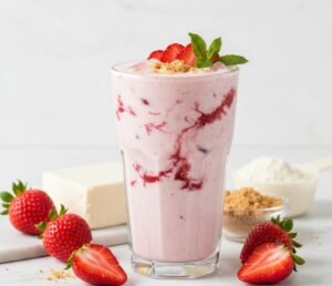 Strawberry Cheesecake Smoothie – Creamy, Healthy & Delicious 8 strawberry cheesecake smoothie recipe