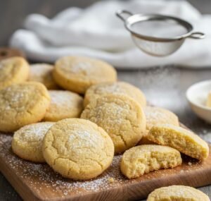 3-Ingredient Shortbread Cookies